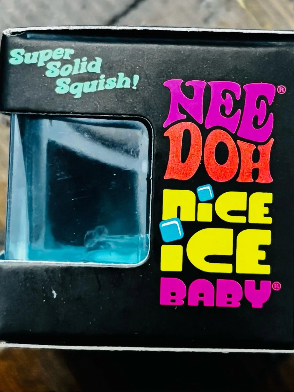 Needoh Nice Ice Baby Blue Super Solid Squish - Kids Bath & Skin Toy